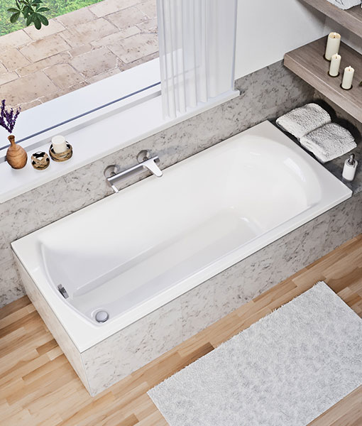 Kea egyenes akril kád 170x75