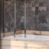 PRIME-3 3 részes kádparaván, clear üveg 120x140