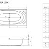 oceana-lux-egyenes-kad-meret OCEANA LUX egyenes kád 180×80