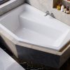 Vesper aszimmetrikus fürdőkád 160x100