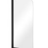 PRIME BLACK-1 1 részes kádparaván, clear üveg 70x140