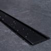 5a_primo-black Primo Compact Line Matte black zuhanyfolyóka