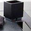 CONFLUO Frameless line Fekete-üveg zuhanyfolyóka