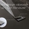frameless_racs_design CONFLUO Frameless line zuhanyfolyóka