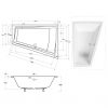intima-duo-slim-aszimmetrikus-sarokkad-meret-bal-170 INTIMA duo slim aszimmetrikus kád