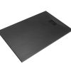 VEXO BLACK  100x80 szögletes zuhanytálca