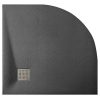VEXO BLACK  90x90 íves zuhanytálca