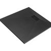 VEXO BLACK  80x80 szögletes zuhanytálca