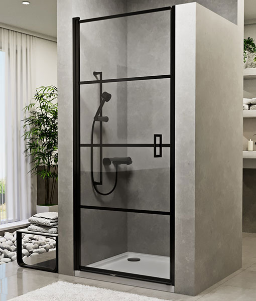 VESTA Black zuhanyajtó