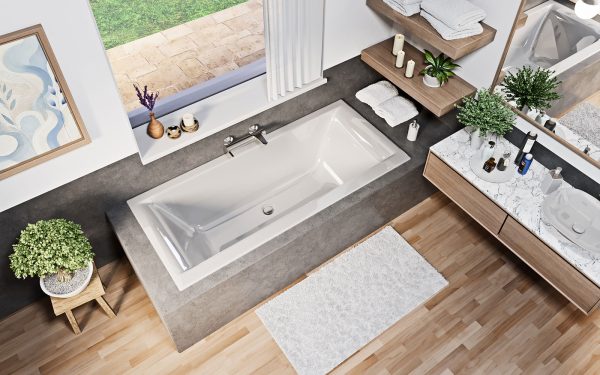 PETRA LUX slim egyenes kád (2 méret)
