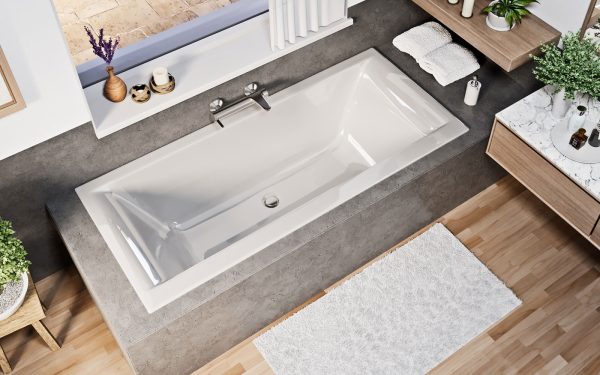 PETRA LUX slim egyenes kád (2 méret)