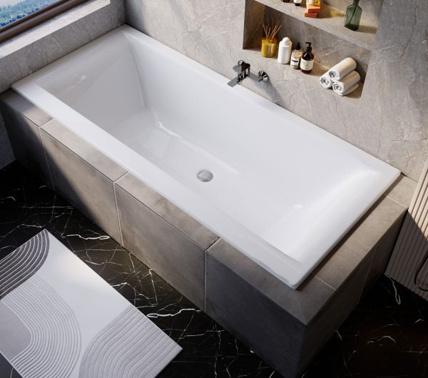 PETRA LUX slim egyenes kád (2 méret)
