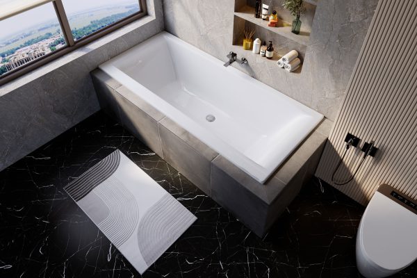 PETRA LUX slim egyenes kád (2 méret)