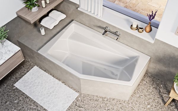 VESPER slim aszimmetrikus kád