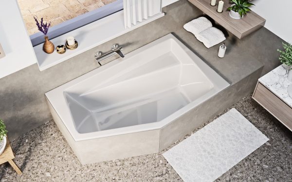 VESPER slim aszimmetrikus kád