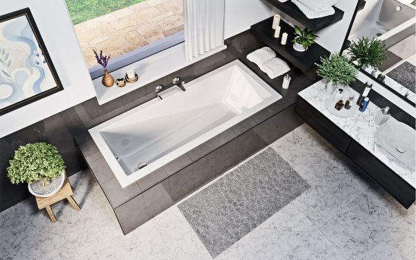 WAVE slim egyenes kád (7 méret)