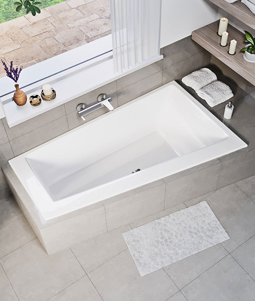 Icto slim aszimmetrikus kád