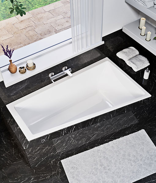 Nede slim aszimmetrikus kád