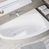 Alicia 150x95 jobbos aszimmetrikus kád