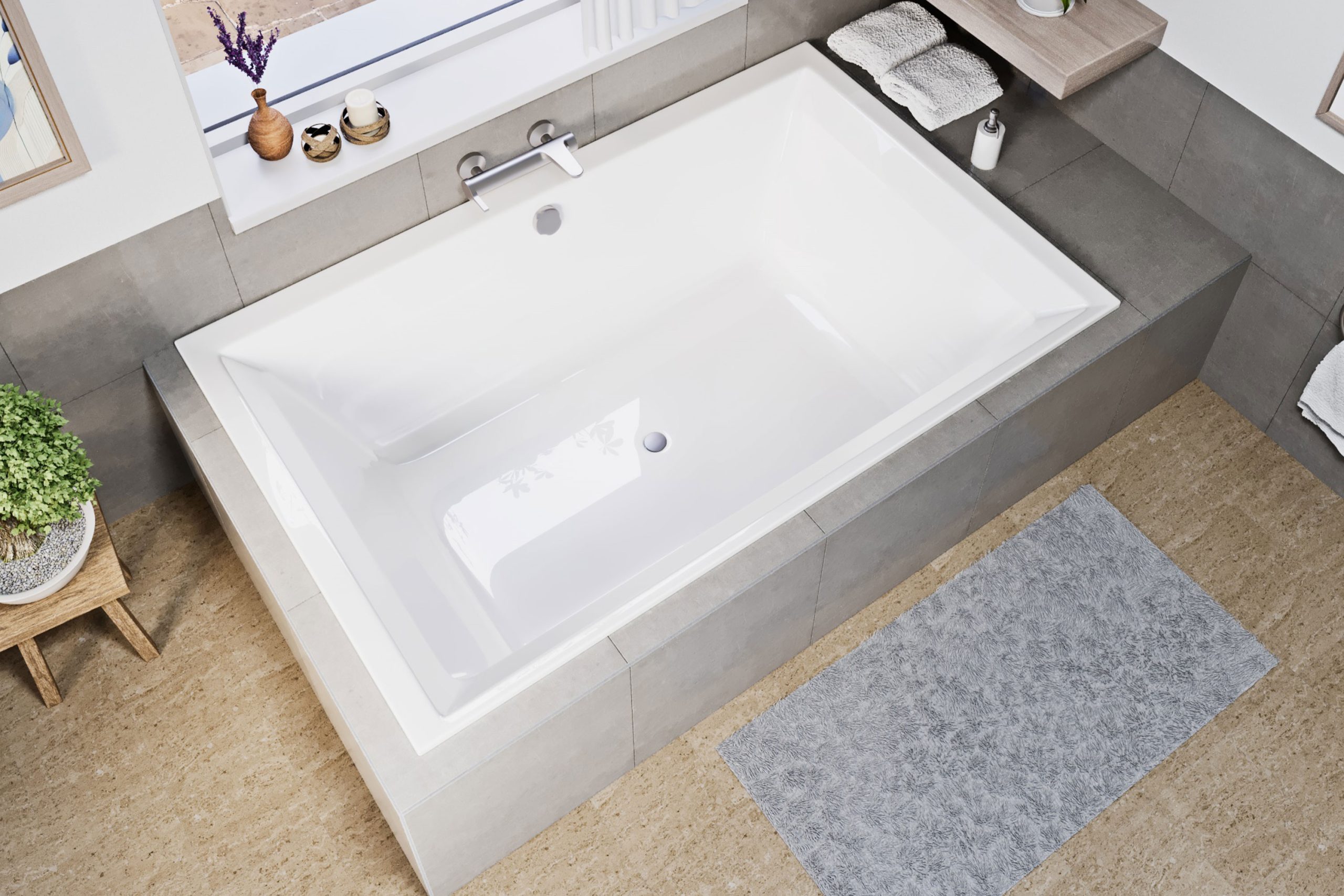 Dia Lux slim peremes akril kád 190x120