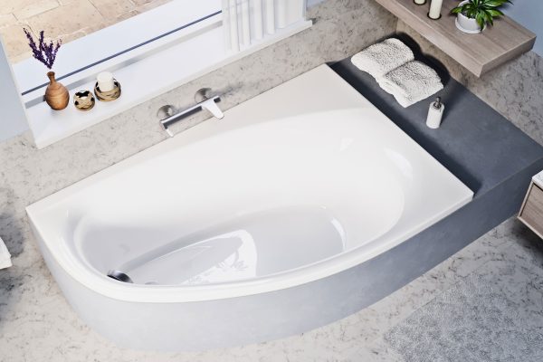 karoline aszimmetrikus fürdőkád Niwell luxury