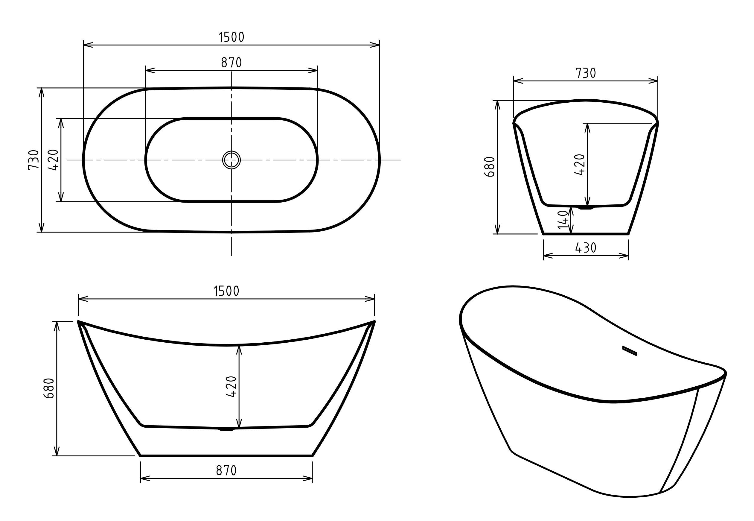 lexie-150-szabadonallo-kad-meretrajz lexie-150-szabadonallo-kad-meretrajz