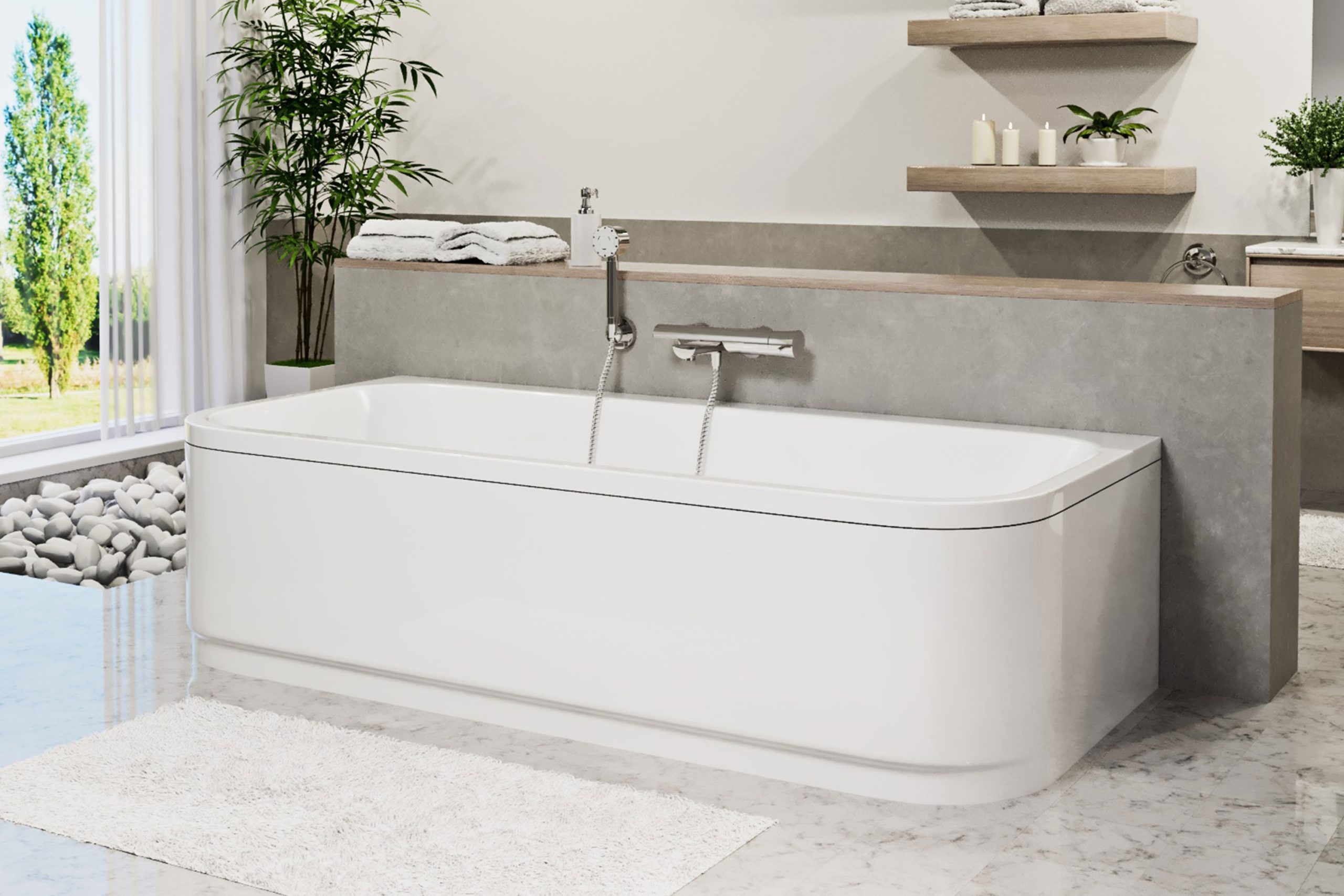 Oran akril kád Niwell Luxury