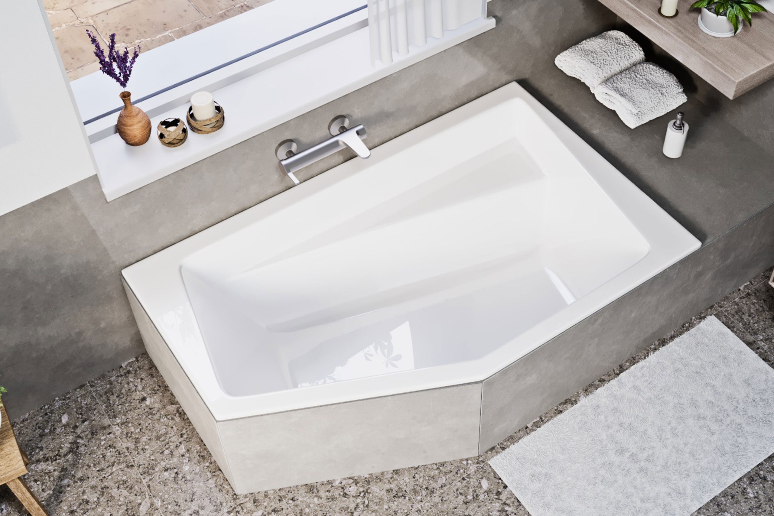 vesper-slim-26-aszimmetrikus-kad-sc-2 Vesper különleges formájú modern fürdőkád 160x100