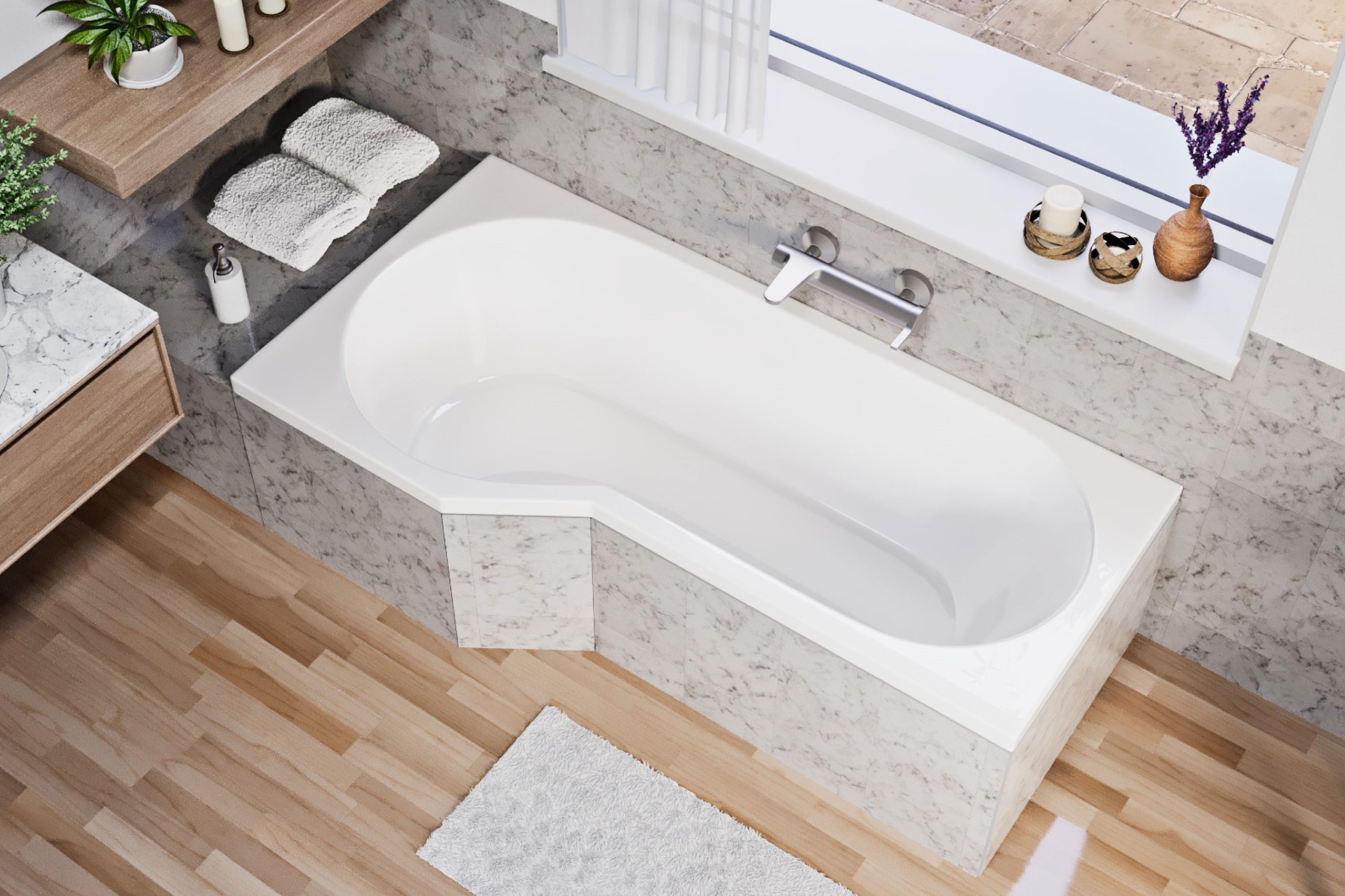 yoso-l-26-kad-sc-2 Niwell Yoso balos aszimmetrikus kád