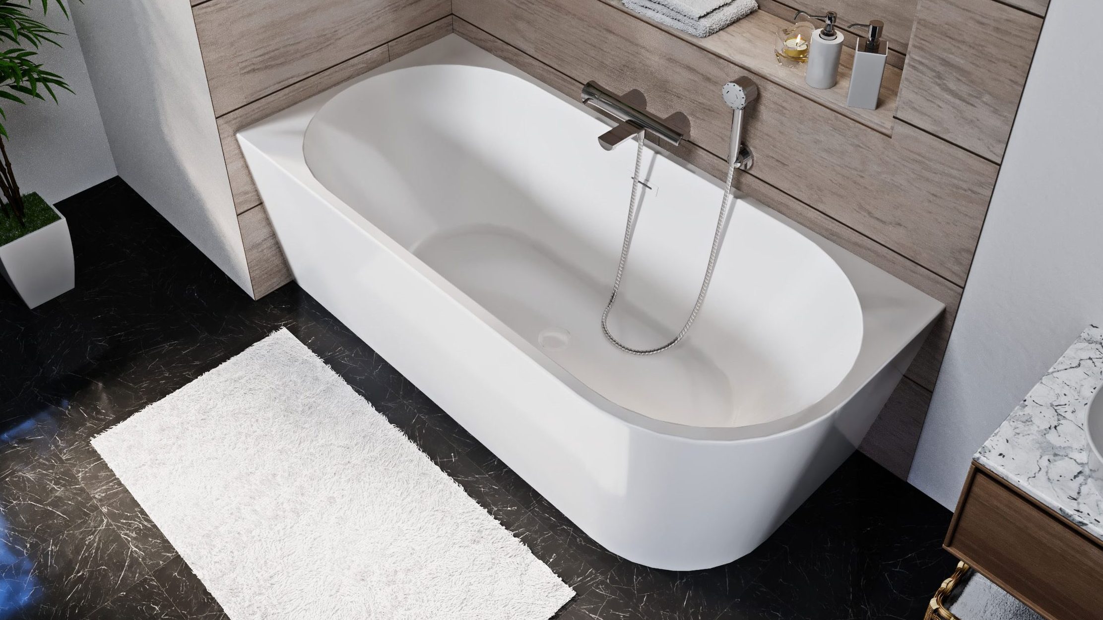 Aviora balos szabadonálló kád