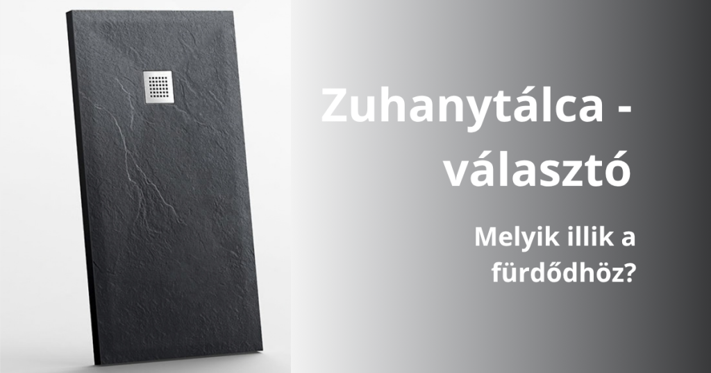 zuhanytálca választó